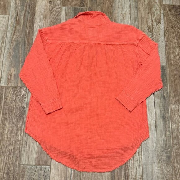 Aerie Guazy Coverup Button Down Shirt - Picture 4 of 5